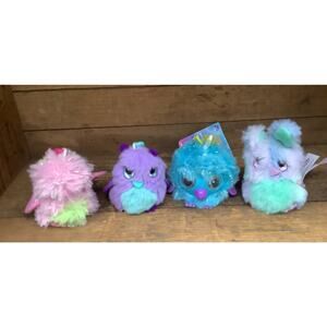 Hatchimals Glittering Garden Plush Clip-On Lot (4pc) 2017-2018